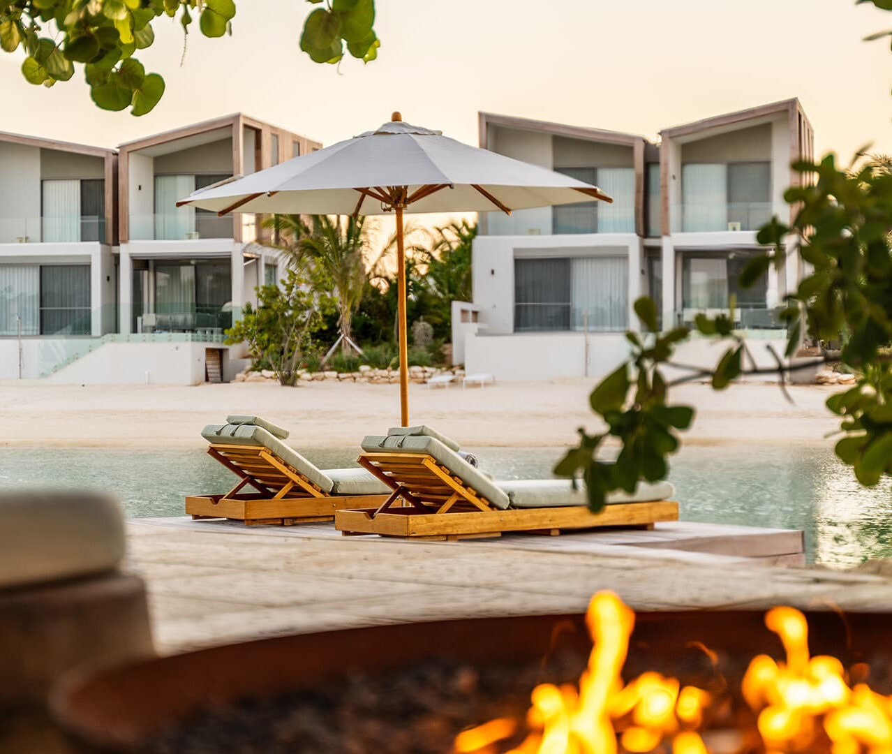 ©Lua Beach House | South Bank | Turks & Caicos | Lagoon Islands | Firepit
