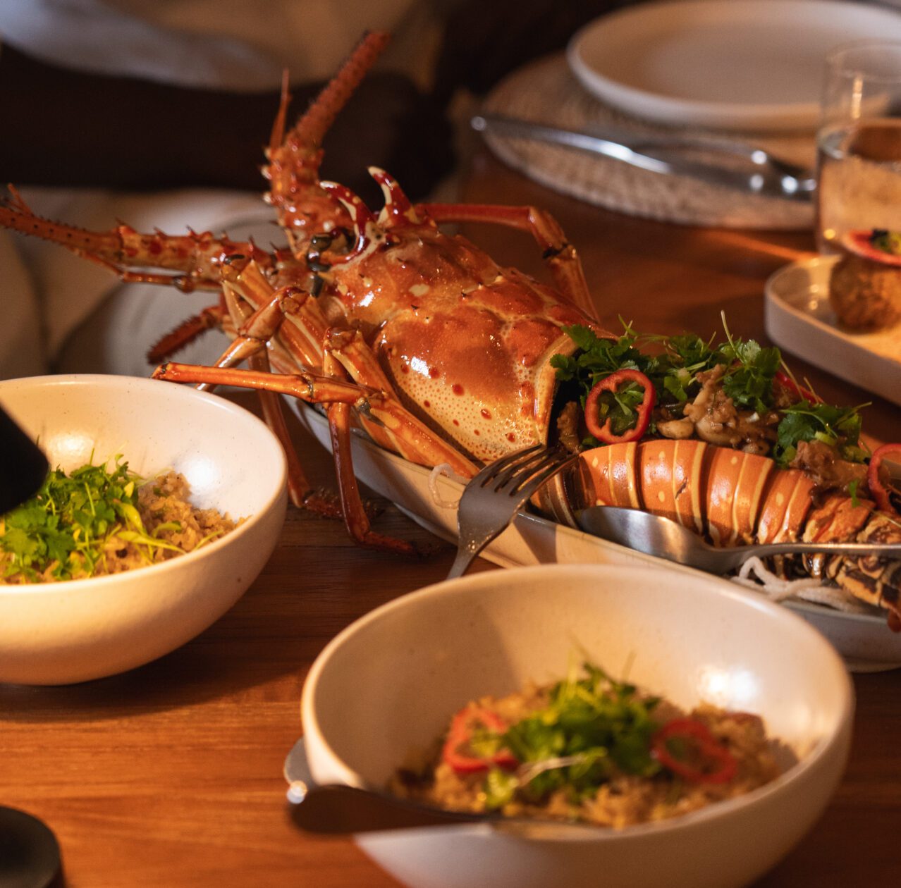 ©Lua Beach House | South Bank | Turks & Caicos | Restaurant | Seafood Dishes | Lobster Season Turks and Caicos